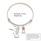 Personalized Name Bracelet with Birthstone for Mom