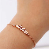 Name Bracelet Women Personalized Gift Jewelry Stainless Steel