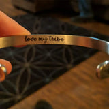 Personalized Engraved Arrows Name Bracelet for Women