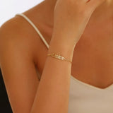 Personalized Name Bracelet Pendant Stainless Steel Jewelry Cuban Chain