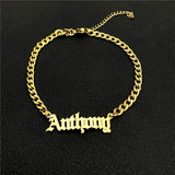 Personalized Name Bracelet for Women - Stainless Steel NK Chain Bracelet