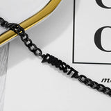 Customized Steel Name Bracelet for Her