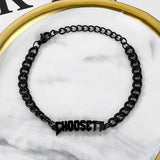 Customized Steel Name Bracelet for Her