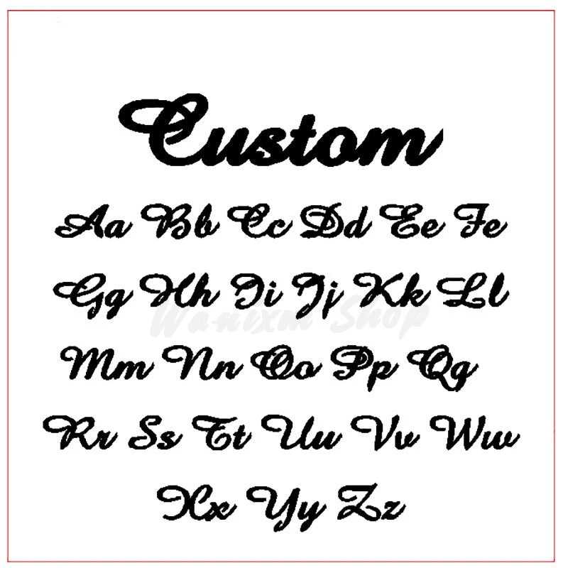 Personalized Name Bracelet Stainless Steel Men Cuban Chain Letter Jewelry Gift