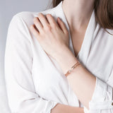 Personalized Name Bracelets Stainless Steel Open Bangles