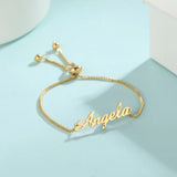 Personalized Stainless Steel Name Bracelet for Women - Mother's Gift