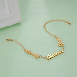 Women's Stainless Steel Name Bracelet Personalized Jewelry for Girls