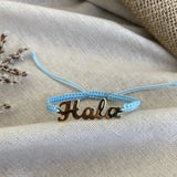 Custom Stainless Steel Name Bracelet with Rope Chain