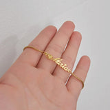 Name Bracelets Stainless Steel For Baby Women Jewelry
