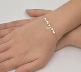 Personalized Name Bracelet Stainless Steel Chain