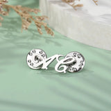 Personalized Name Brooch Stainless Steel Jewelry