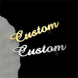 Personalized Stainless Steel Name Brooch Pin