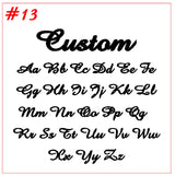 Personalized Stainless Steel Name Brooch Pin