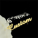 Personalized Stainless Steel Name Brooch Pin
