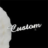 Personalized Stainless Steel Name Brooch Pin