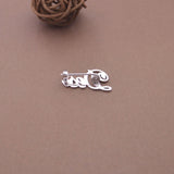 Personalized Stainless Steel Name Brooch Breastpin Clip Gift