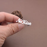 Personalized Stainless Steel Name Brooch Breastpin Clip Gift