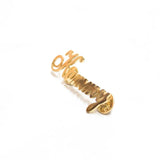 Personalized Nameplate Brooch Pins Badges Stainless Steel