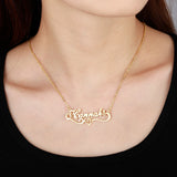 Personalized Name Butterfly Necklace Diamond Pendant