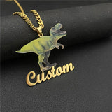 Kids Cartoon Character Necklace Stainless Steel Pendant