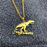 Cartoon Character Stainless Steel Necklaces for Kids