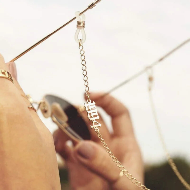 Personalized Name Chain Glasses Chain Eyeglasses Chain