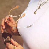 Personalized Name Chain Glasses Chain Eyeglasses Chain