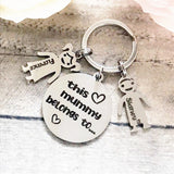 Personalized Granny Family Keychain Gift - Cette Mamie G?niale Appartient
