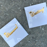 Personalized Princess Crown Necklace for Girls - Lots of Font Styles