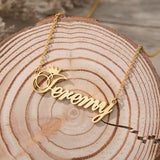 Crown Nameplate Necklace Stainless Steel for Women
