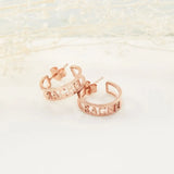 Personalized Name Cuff Earrings-Dainty Ear Crawler-Ear Wrap