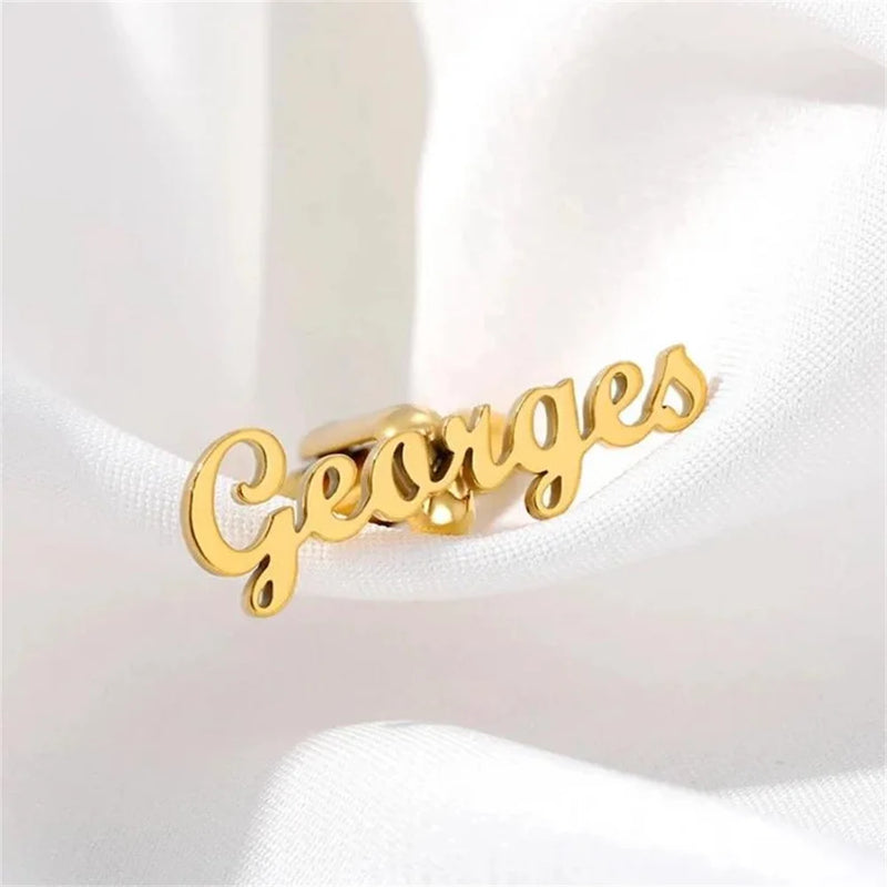 Personalised Initials Cuff Links Letter Cufflink Nameplate Cuff Links