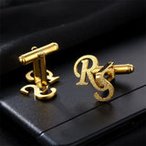 Personalized Frosted Logo Cuff Links Stainless Steel