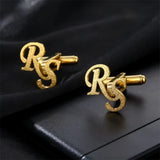 Personalized Frosted Logo Cuff Links Stainless Steel