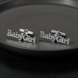 Personalized Name Cufflink Stainless Steel Jewelry