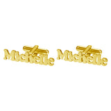 Personalized Name Cufflink Stainless Steel Jewelry