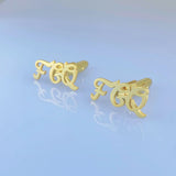 Personalized Carved Cufflinks, Monogram Cufflinks