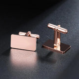 Personalized Name Cufflinks Stainless Steel Father's Gift