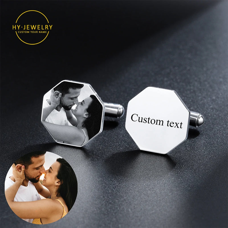 Personalized Name Cufflinks for Groom Wedding Gifts