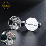 Personalized Name Cufflinks Wedding Suit Men's Jewelry