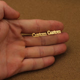 Personalized Letters Cufflinks Knot High Stainless Steel