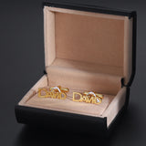 Personalized Letter Cufflinks for Men/Father's Gift Custom Logo Cufflink