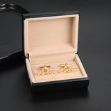 Personalized Letter Cufflinks for Men/Father's Gift Custom Logo Cufflink