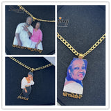 Personalized Photo Necklace Stainless Steel Family Jewelry