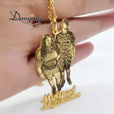 Personalized Photo Necklace Stainless Steel Family Jewelry