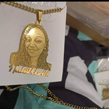 Personalized Family Photo Necklace Stainless Steel