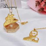 Personalized Family Photo Necklace Stainless Steel