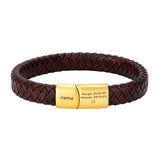 Men Bracelet Men Leather Bracelet Jewelry Gift Personalized 