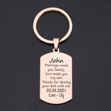 To My Stepson Wedding Gifts. Thank You For Sharing Your Dad With Me