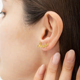 Personalized Name Stud Earrings - Minimalist Gift for Women